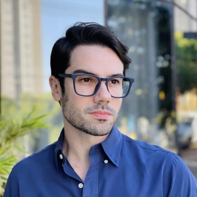 safine com br oculos de grau quadrado azul bruno 2 0 1