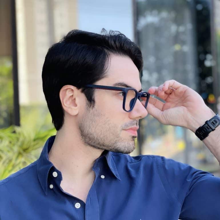 safine com br oculos de grau quadrado azul bruno 2 0 2