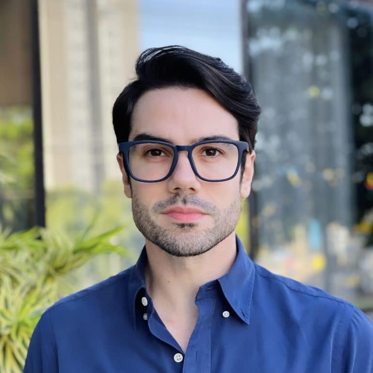 safine com br oculos de grau quadrado azul bruno 2 0