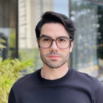 safine com br oculos de grau quadrado cinza joaquim 2 0