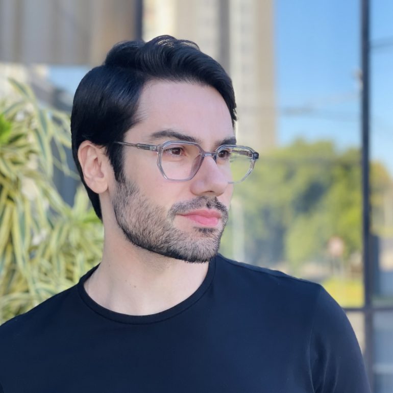 safine com br oculos de grau quadrado cinza levi 2 0 2