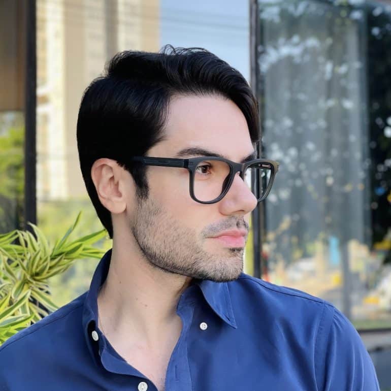 safine com br oculos de grau quadrado cinza yan 2 0 2