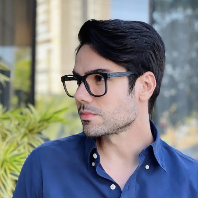 safine com br oculos de grau quadrado cinza yan 2 0 3