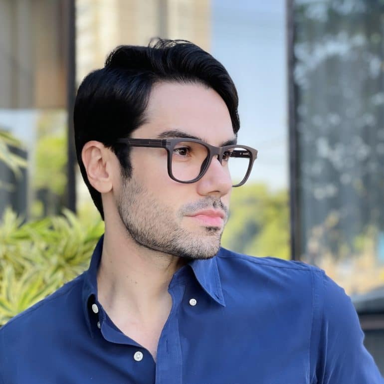 safine com br oculos de grau quadrado marrom yan 2 0 2