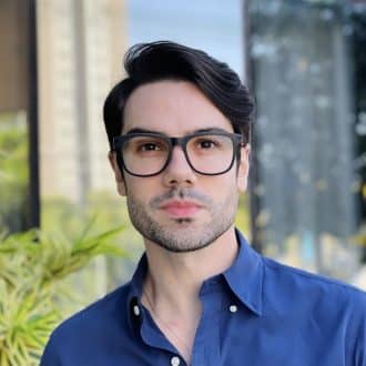 safine com br oculos de grau quadrado preto e cinza yan 2 0