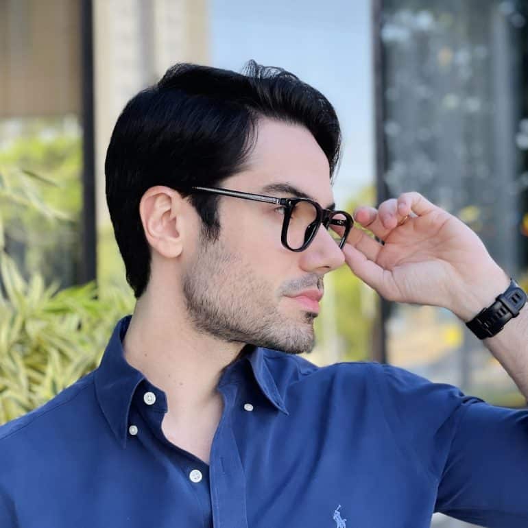 safine com br oculos de grau quadrado preto fernando 2 0 2