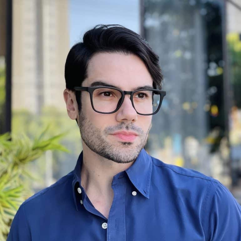 safine com br oculos de grau quadrado preto fosco bruno 2 0 1