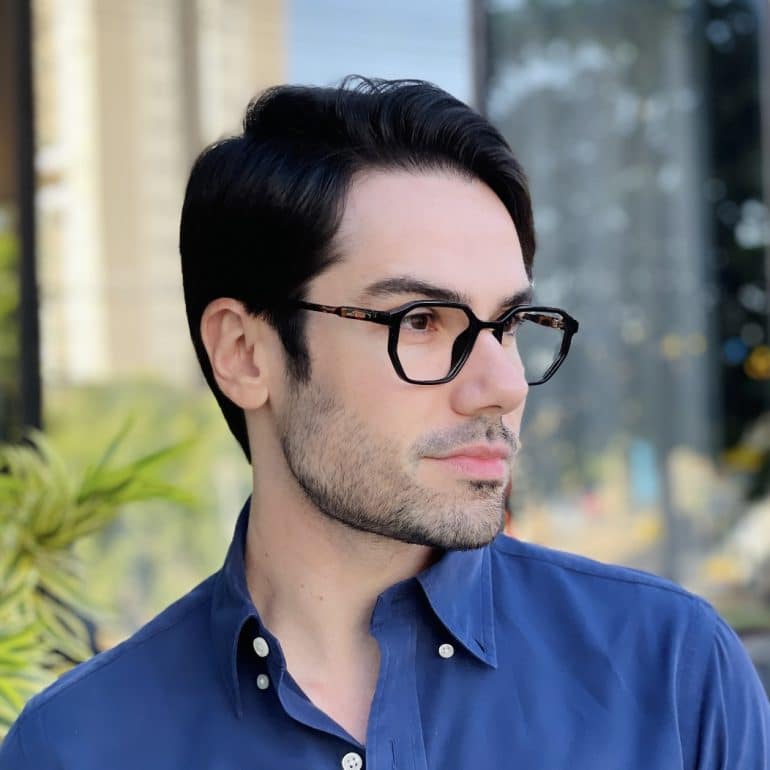 safine com br oculos de grau quadrado preto levi 2 0 2