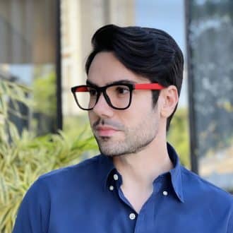 safine com br oculos de grau quadrado preto samuel 2 0 3