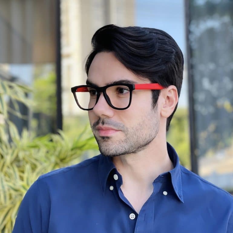safine com br oculos de grau quadrado preto samuel 2 0 3