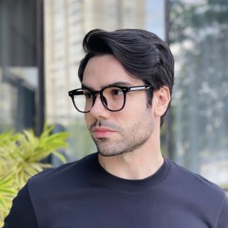 safine com br oculos de grau quadrado preto vinicius 2 0 3