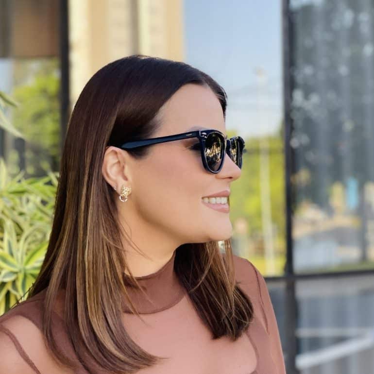 safine com br oculos de sol feminino redondo azul liza 1