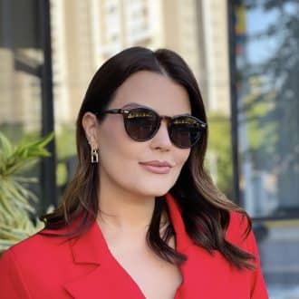 safine com br oculos de sol feminino redondo marrom helena