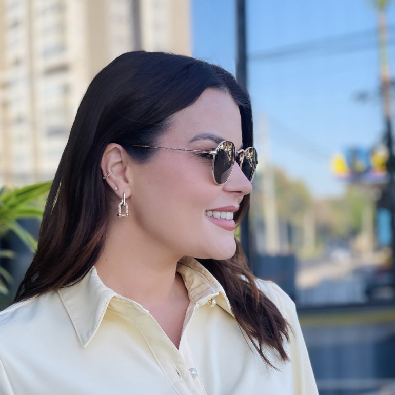 safine com br oculos de sol feminino redondo marrom luiza 2
