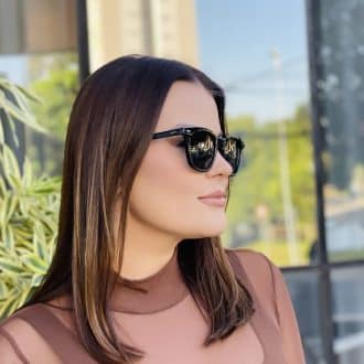 safine com br oculos de sol feminino redondo preto liza 3