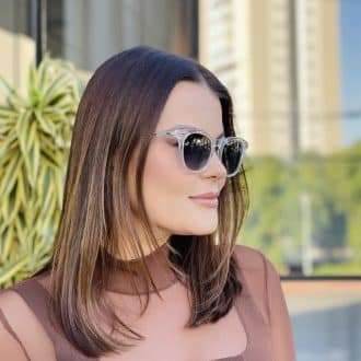 safine com br oculos de sol feminino redondo transparente alice 3