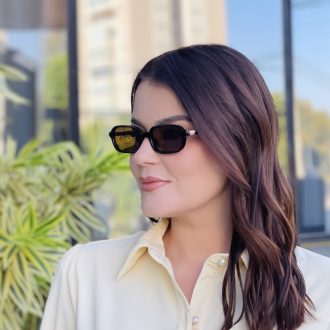 safine com br oculos de sol feminino retangular preto e marrom milli 1