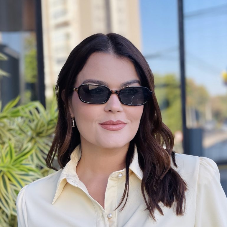 safine com br oculos de sol feminino retangular tartaruga milli