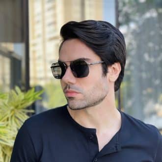 safine com br oculos de sol masculino aviador grafite sergio 3