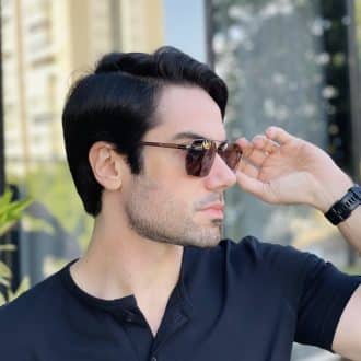 safine com br oculos de sol masculino aviador marrom sergio 2