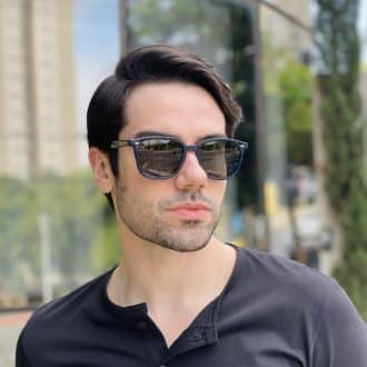 safine com br oculos de sol masculino quadrado azul joaquim