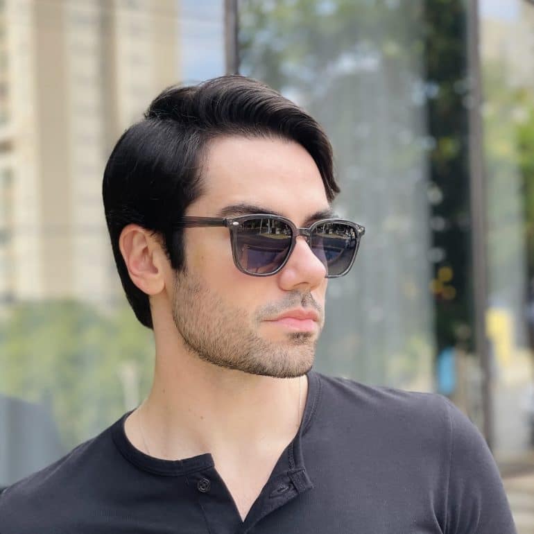safine com br oculos de sol masculino quadrado cinza joaquim 1