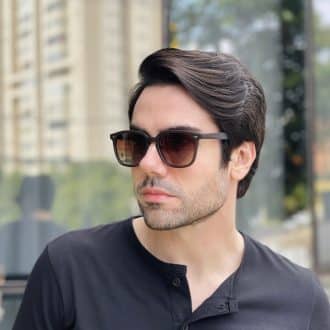 safine com br oculos de sol masculino quadrado marrom joaquim 1