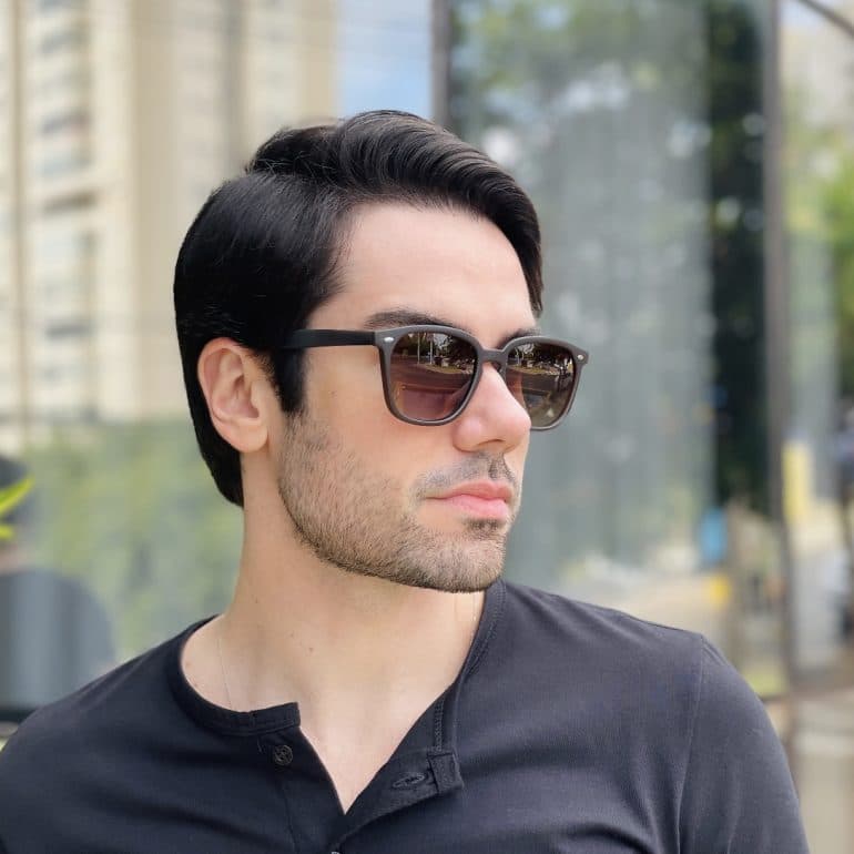 safine com br oculos de sol masculino quadrado marrom joaquim 4