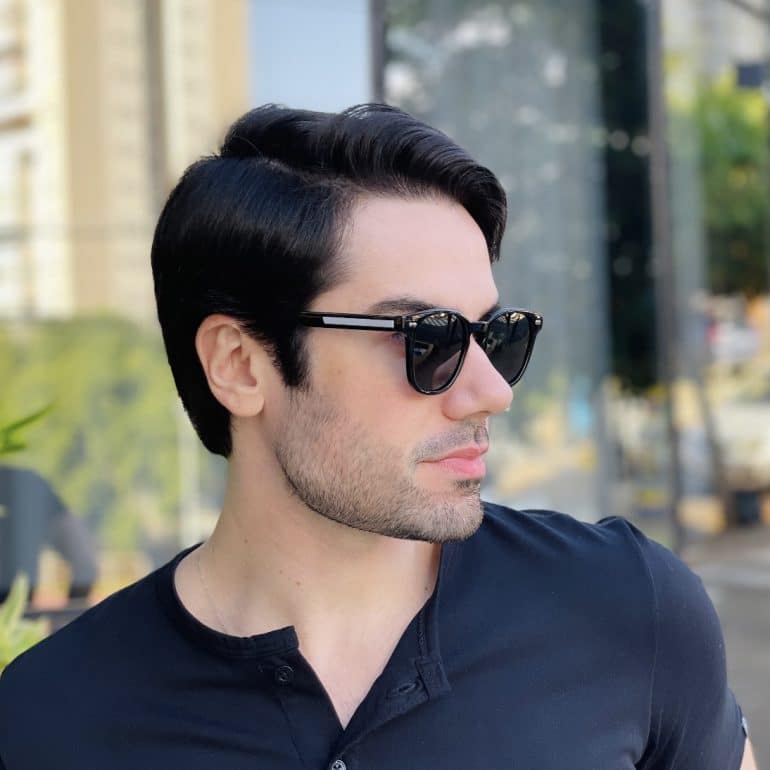 safine com br oculos de sol masculino quadrado preto vinicius 2