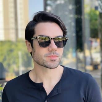 safine com br oculos de sol masculino quadrado preto vinicius