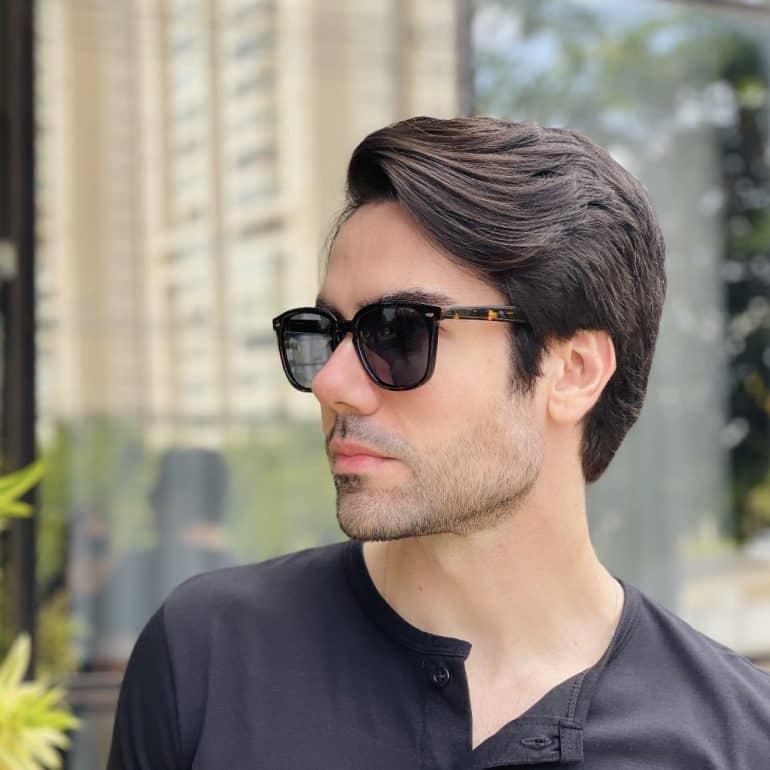 safine com br oculos de sol masculino quadrado tartaruga joaquim 3