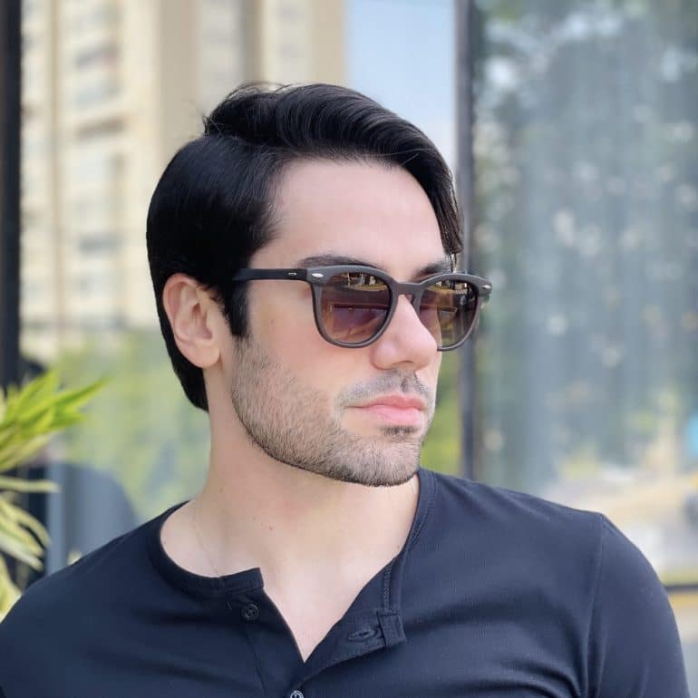 safine com br oculos de sol masculino redondo marrom julio 1