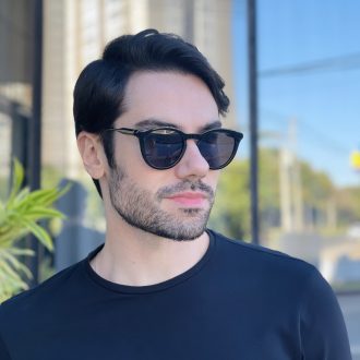 safine com br oculos de sol masculino redondo preto augusto 5