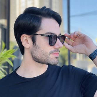 safine com br oculos de sol masculino redondo preto augusto 6