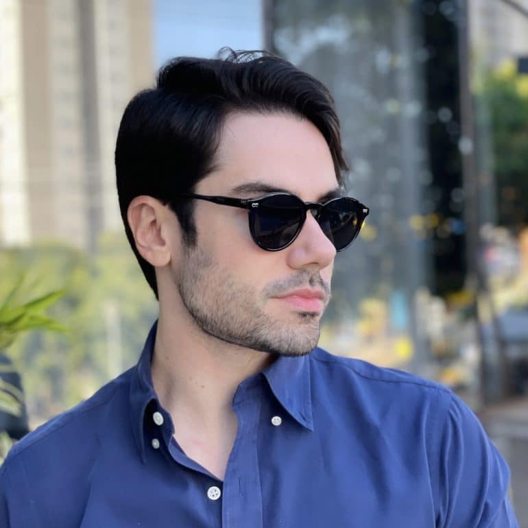 safine com br oculos de sol masculino redondo preto elias 1