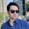 safine com br oculos de sol masculino redondo preto elias