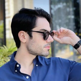 safine com br oculos de sol masculino redondo preto fosco elias 2