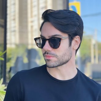 safine com br oculos de sol masculino redondo tartaruga augusto 7