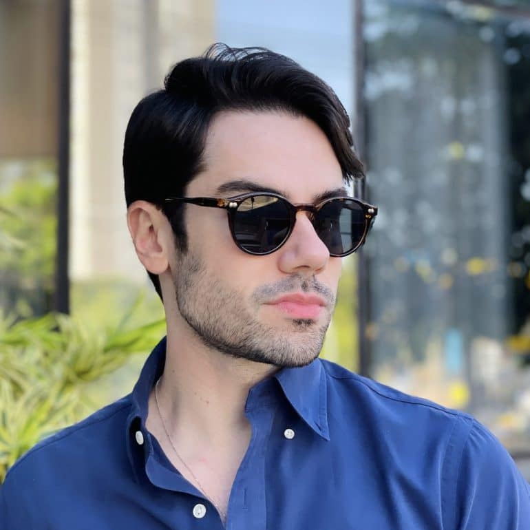 safine com br oculos de sol masculino redondo tartaruga elias 1