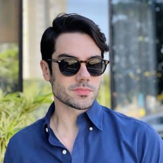 safine com br oculos de sol masculino redondo tartaruga elias