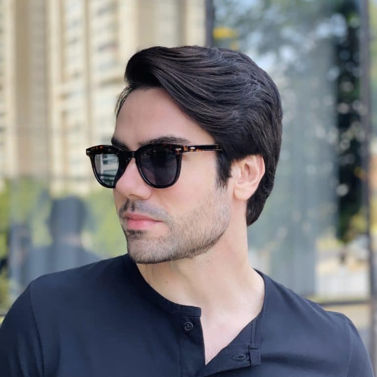 safine com br oculos de sol masculino redondo tartaruga julio 3