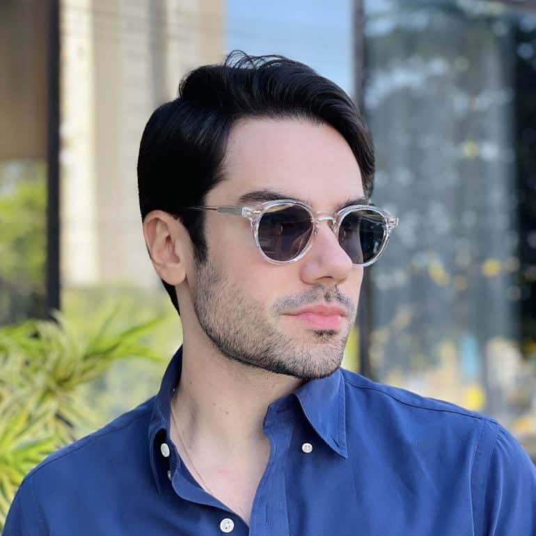 safine com br oculos de sol masculino redondo transparente elias 1