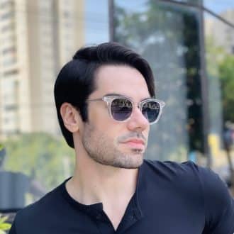 safine com br oculos de sol masculino redondo transparente julio 1