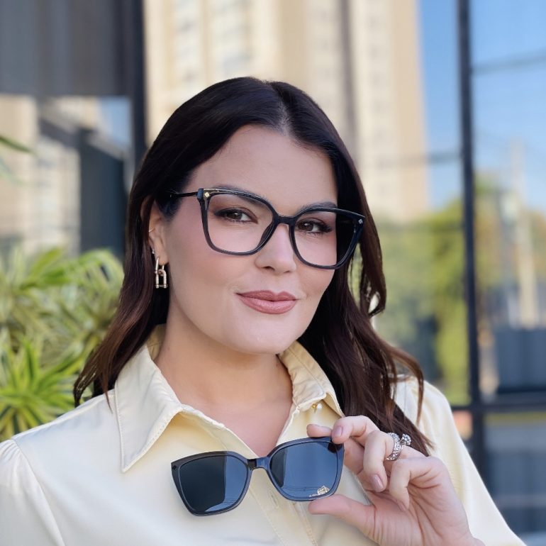 safine com br oculos feminino 2 em 1 clip on gatinho cinza aline 2