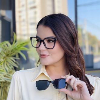 safine com br oculos feminino 2 em 1 clip on gatinho cinza aline 3