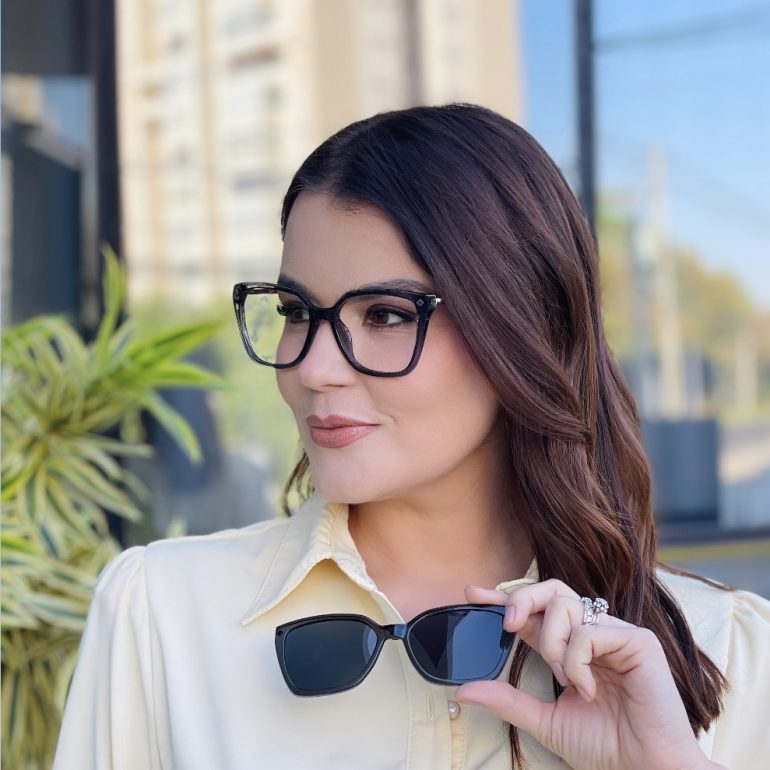 safine com br oculos feminino 2 em 1 clip on gatinho cinza aline 3