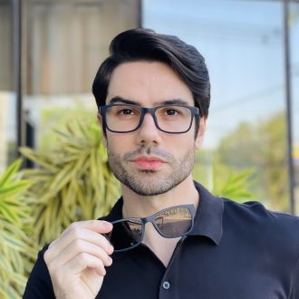safine com br oculos 3 em 1 clip on masculino retangular azul ravi 1