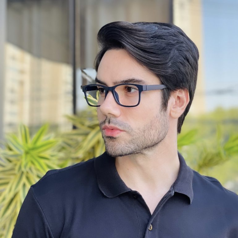safine com br oculos 3 em 1 clip on masculino retangular azul ravi 6