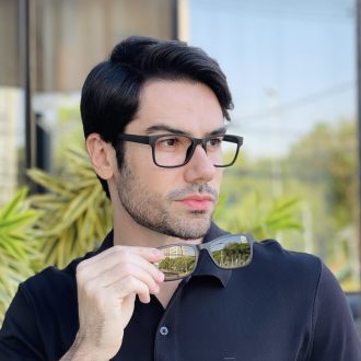 safine com br oculos 3 em 1 clip on masculino retangular preto e verde ravi 2