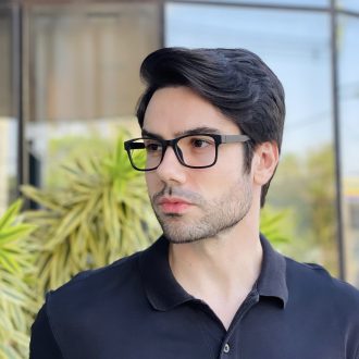 safine com br oculos 3 em 1 clip on masculino retangular preto e verde ravi 6